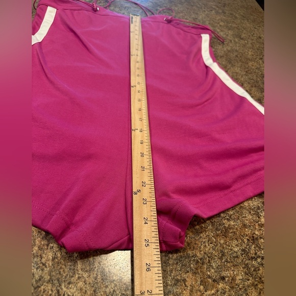 TCEC Romper Size Large Fuchsia Pull On Adjustable Toggle Spaghetti Straps - Picture 12 of 13